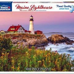 Maine lighthouse jigsaw puzzle