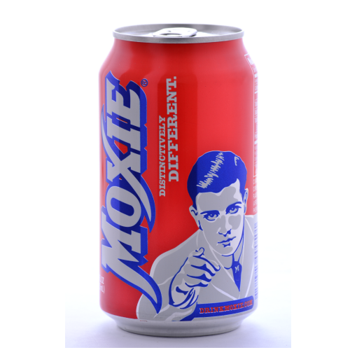 Original Moxie soda in a 12 fl oz can