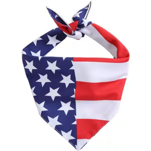 American Flag Dog Bandana – 24.8 x 11 Inch