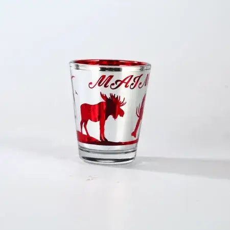 Maine Shot Glass - Red Moose