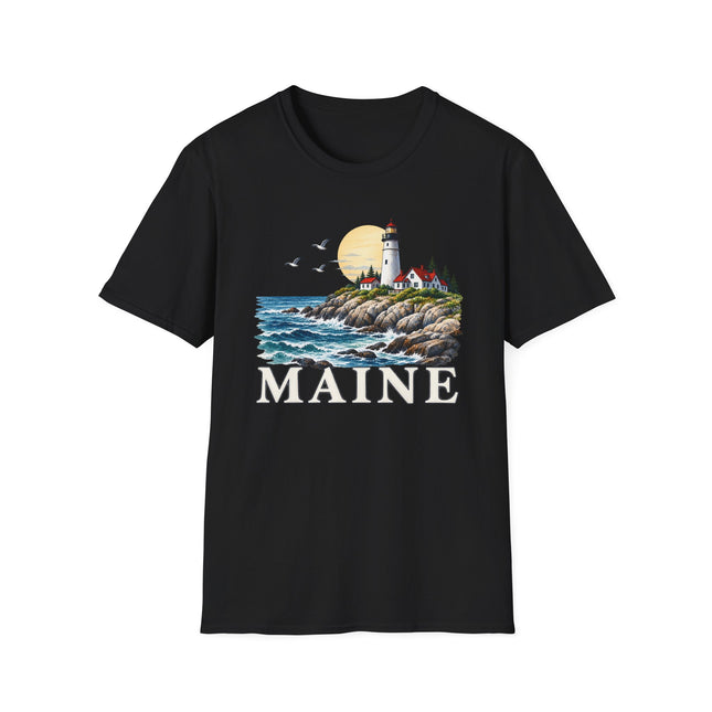 Maine Lighthouse Coast Unisex T-Shirt