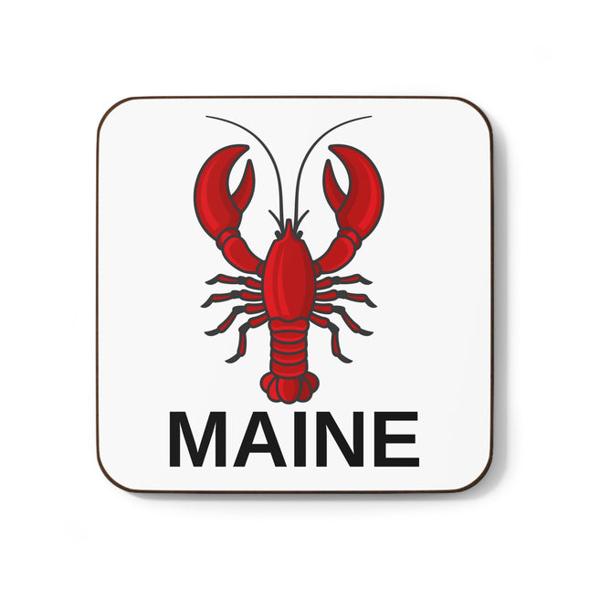Maine Lobster Coaster, Nautical Coaster Set, Lobster Lover Gift, Kitchen Decor, Beach House Accessories