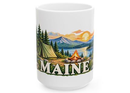 Maine Moose & Mountains Ceramic Mug