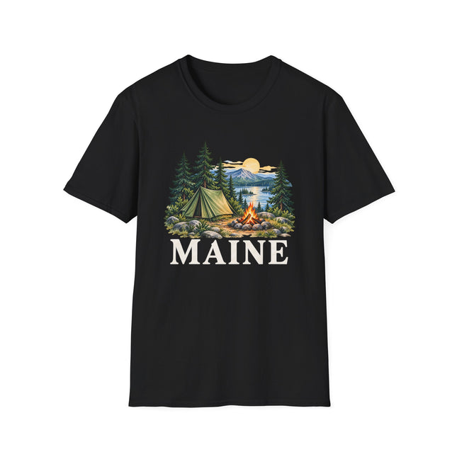 Maine Camp & Mountains Unisex T-Shirt