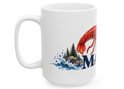 Maine Pine Forest Ceramic Mug