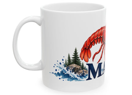Maine Pine Forest Ceramic Mug