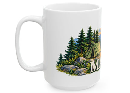 Maine Moose & Mountains Ceramic Mug