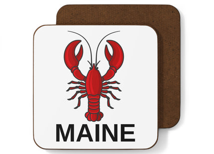 Maine Lobster Coaster, Nautical Coaster Set, Lobster Lover Gift, Kitchen Decor, Beach House Accessories