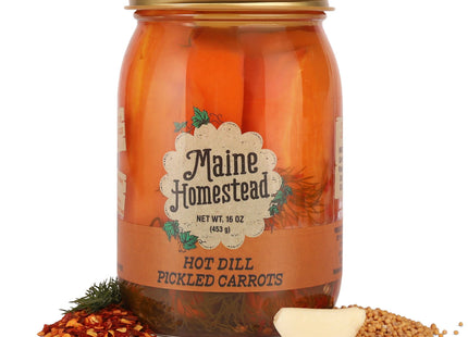Maine Homestead Hot Dill Pickled Carrots