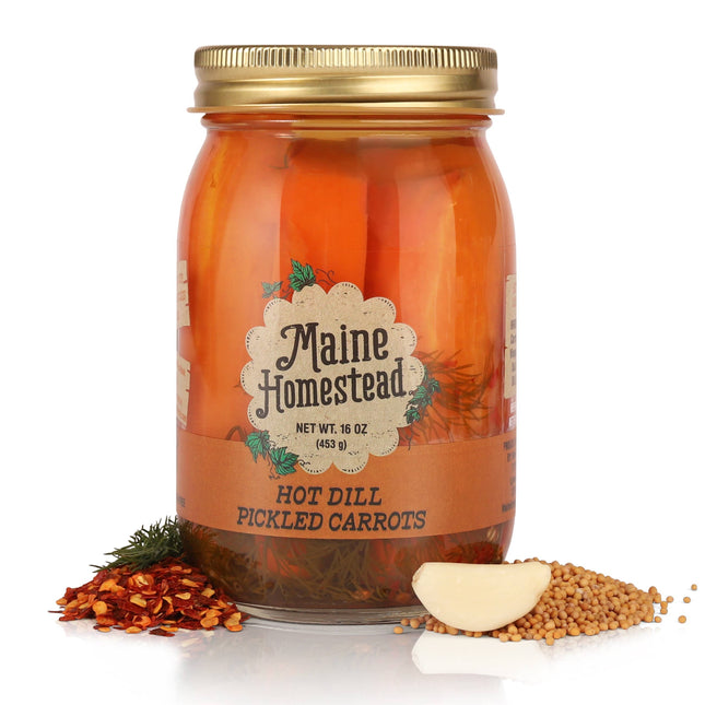 Maine Homestead Hot Dill Pickled Carrots