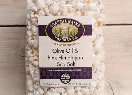 Olive Oil & Pink Himalayan Sea Salt Popcorn (Savory)