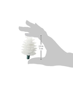 Kurt Adler 10-Light Clear Pinecone Light Set