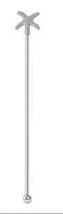 6 Pcs Starfish Coffee Stick Stainless Steel Swizzle Stick Reusable Metal Stir Sticks Cocktail Coffee Drink Stirrer Spoon Beverage Cocktail Stirrers Stir (Starfish Silver)