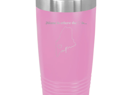 Maine Heart 20 oz Tumbler | Light Purple