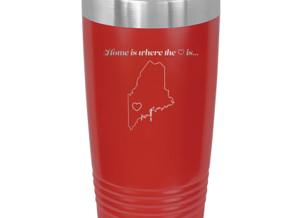 Maine Heart 20 oz Tumbler | Red
