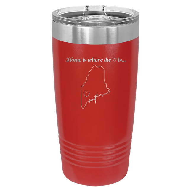 Maine Heart 20 oz Tumbler | Red