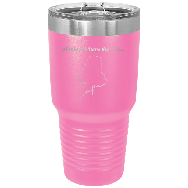 Maine Heart 30 oz Tumbler | Pink