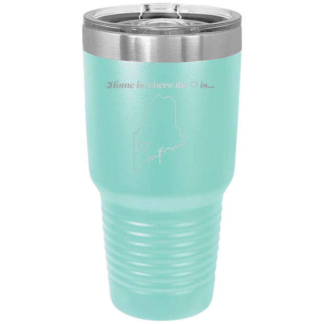Maine Heart 30 oz Tumbler | Teal