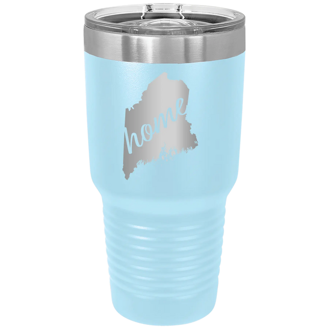 Maine Home 30 oz Tumbler | Light Blue