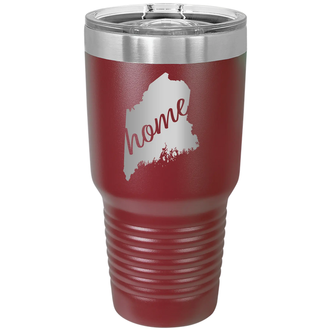 Maine Home 30 oz Tumbler | Maroon