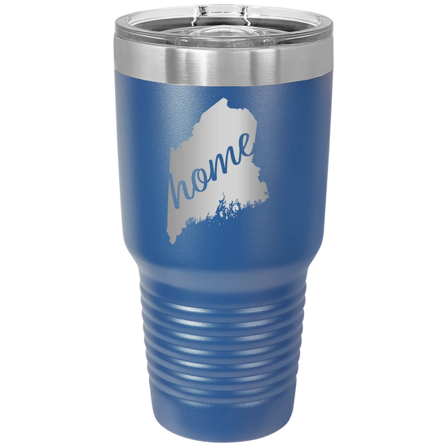 Maine Home 30 oz Tumbler | Royal Blue