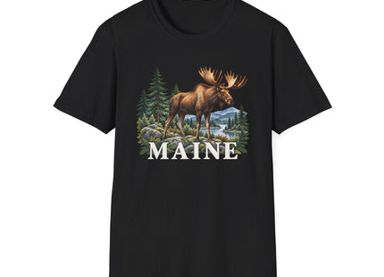Maine Moose & Mountains Unisex T-Shirt