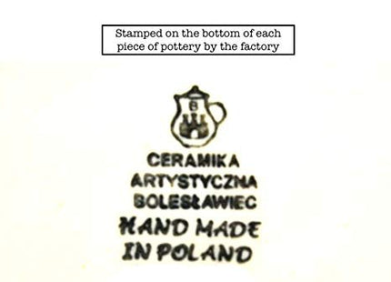 Polish Pottery Mug - Big Straight Sided - Autumn