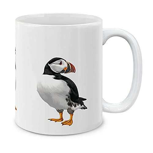 MUGBREW Atlantic Puffin Birds Ceramic Coffee Gift Mug Tea Cup, 11 OZ