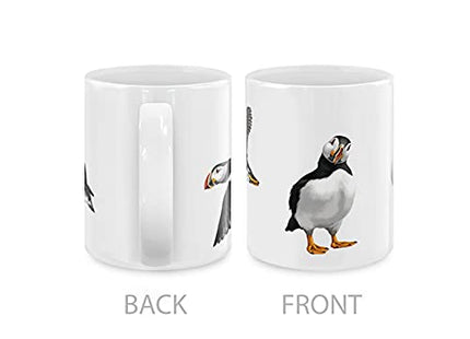 MUGBREW Atlantic Puffin Birds Ceramic Coffee Gift Mug Tea Cup, 11 OZ