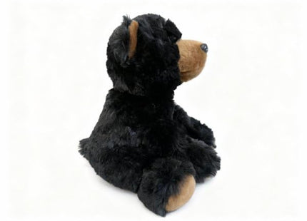 YUKOUQIAN Bear Stuffed Animal Cute Plush Doll Toy 8 inch for Girls Boys Christmas (Siting Black Bear)