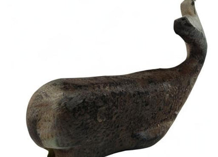 HM Small Cast Iron Sperm Whale Paperweight Nautical Whales Beach Home Desk Decor