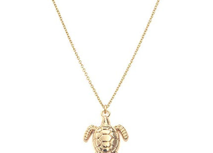 Baydurcan Sea Turtle Necklace Sea Turtle Pendant Chain Necklace with Message Card Gift Card