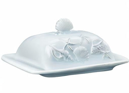 Blue Sky Clayworks 20770 Laguna Coastal Butter Dish, Blue
