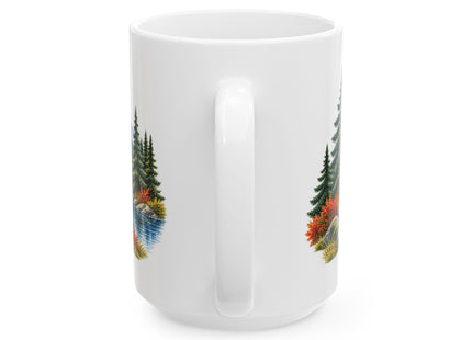 Maine Camp & Mountains Ceramic Mug