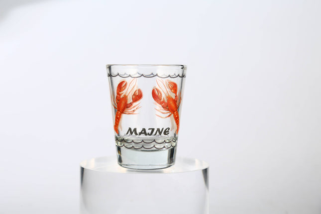 Maine Shot Glass - Lobsters