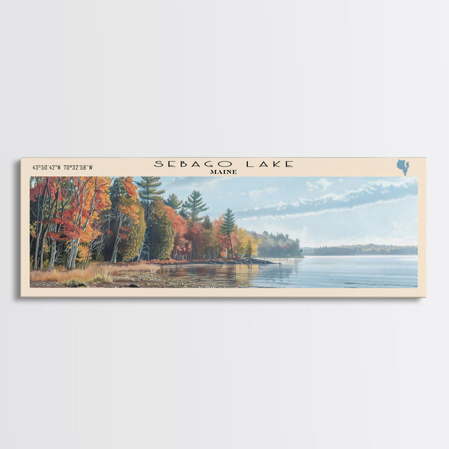Sebago Lake Maine Canvas