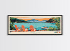 10x30 Inches / Black Frame