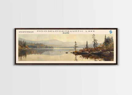 Mooselookmeguntic Lake Maine Canvas