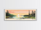 10x30 Inches / White Frame