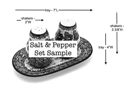 Polish Pottery Salt & Pepper Set - Autumn