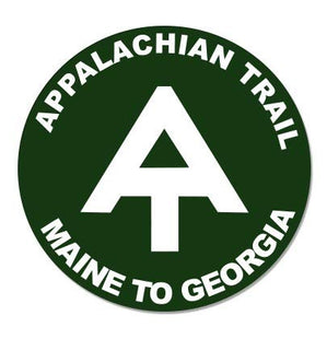 Appalachian Trail Maine to Georgia - 3" Vinyl Sticker - for Car Laptop I-Pad Phone Helmet Hard Hat - Waterproof Decal