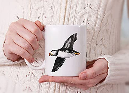 MUGBREW Atlantic Puffin Birds Ceramic Coffee Gift Mug Tea Cup, 11 OZ