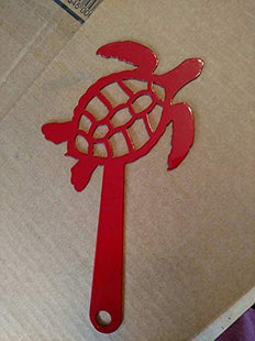Sea turtle mailbox flag