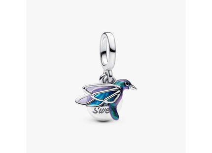 PANDORA Hummingbird Double Dangle Charm
