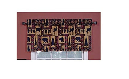 spring Home Cabin Pine Lodge Wildlife Window Valance for Any Room