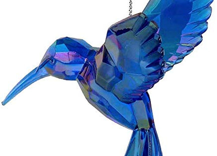 Kurt Adler Iridescent Hummingbird Acrylic Ornament Blue