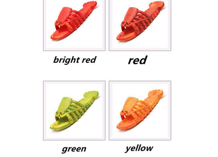 Yakisle Lobster Fish Shoe Sandals, Animal Fish Slippers for Ladies and Men