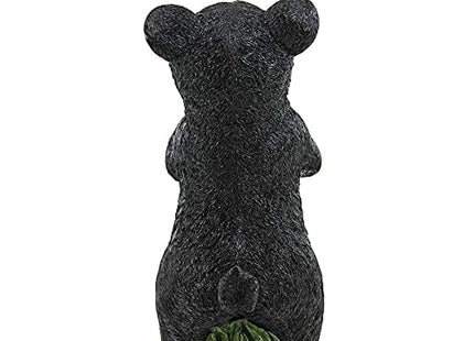 Design Toscano Hooked on Fishing, Fisherman Black Bear Statue