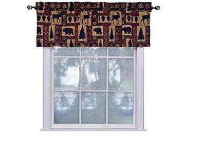 spring Home Cabin Pine Lodge Wildlife Window Valance for Any Room