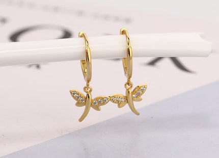 Winssigma Women's Animal Jewelry Set, Ladybug/Butterfly/Daisy/Bee/Dragonfly Necklace and Earring Jewelry Set(Dragonfly)